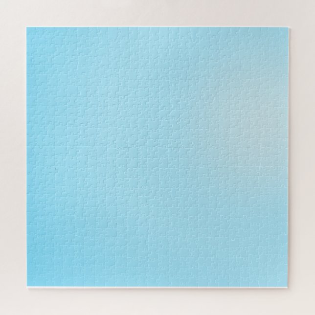 Modern blue gradient Watercolor Rainbow Jigsaw Puzzle (Horizontal)