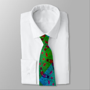 MODERN  -BLUE -GREEN -CUTE Neck Tie