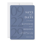 Modern Blue Minimalist Wedding