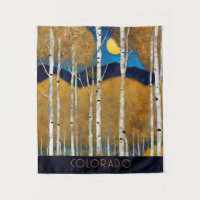 Modern Blue Mountain Nature Wall