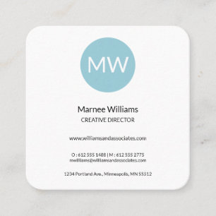 Modern Blue & Pink Urban Jungle Business Card