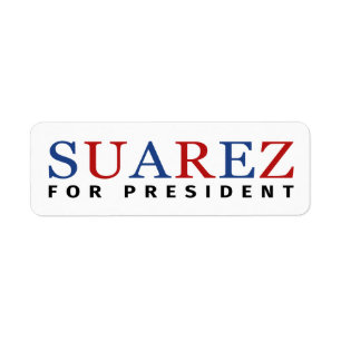 Modern Blue Red Francis Suarez for President