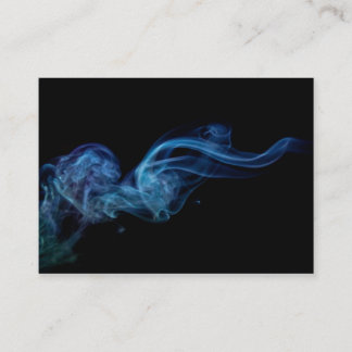 Modern Blue Smoke Business Card