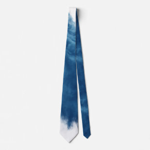 modern blue smoke effect tie