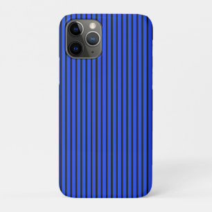 Modern Blue Striped Simple Chic Design iPhone 11 Pro Case