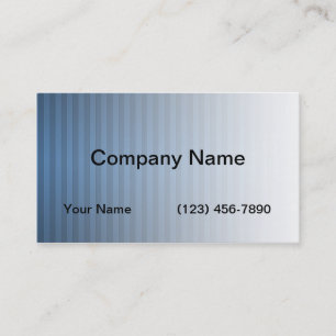 Modern Blue stripes fade Business Card