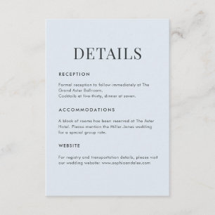 Modern Blue Terrazzo & Emerald Enclosure Card