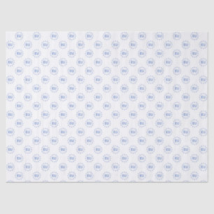 Modern Blue White European Union Stars EU Logo Tissue Paper