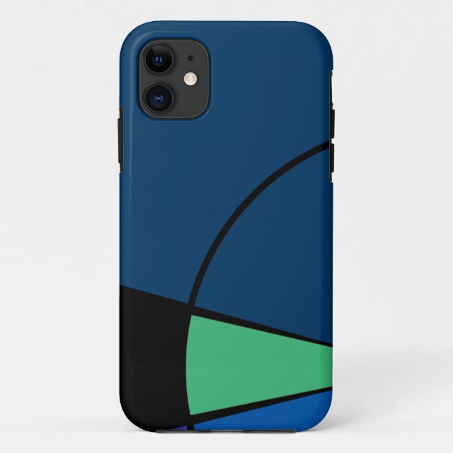 Modern Bluemore Case-Mate iPhone Case (Back)