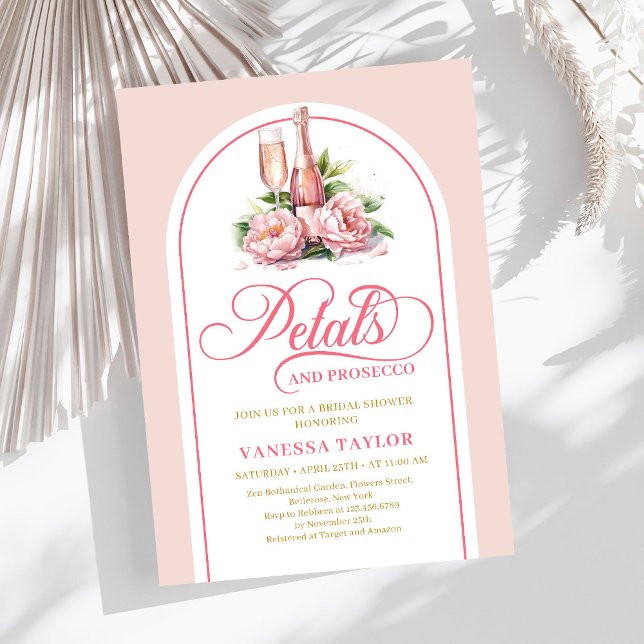 Modern blush and gold bridal shower invite arch (Modern blush and gold bridal shower invite arch

)