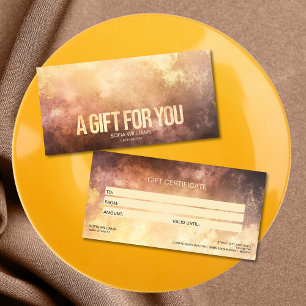 Modern Blush Dusty Certificate Gift Card