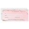 Modern Blush Pink Gold Agate Certificate Gift Card
