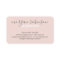 Modern blush pink hair stylist script signature