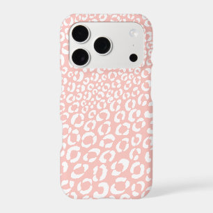 Modern Blush Pink Leopard Outline