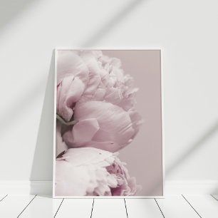 Modern Blush Pink Peony Photo Print