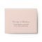 Modern Blush Pink Pewter Grey RSVP Wedding