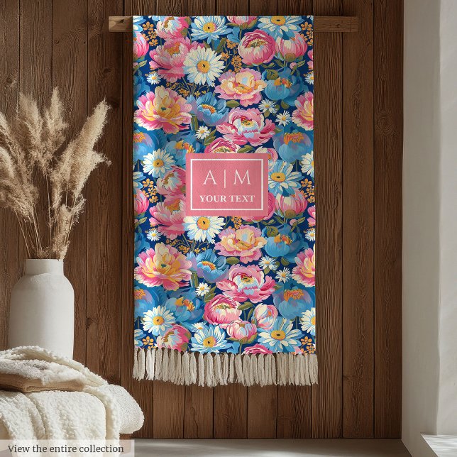 Modern blush pink preppy watercolor wedding throw fleece blanket (Modern blush pink preppy watercolor wedding throw Fleece Blanket)