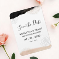 Modern Blush Pink Save the Date