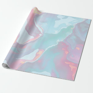 Modern Blush Pink Soft Mint Gold Luxury Collection Wrapping Paper