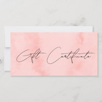 Modern blush pink watercolor makeup & hair