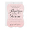 Modern Blush Pink Wedding Invitations