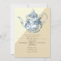 Modern Blush Teapot | Bridal Shower Tea Party
