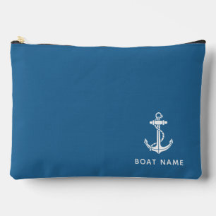 Modern Boat Anchor Nautical Custom Accessory Pouch