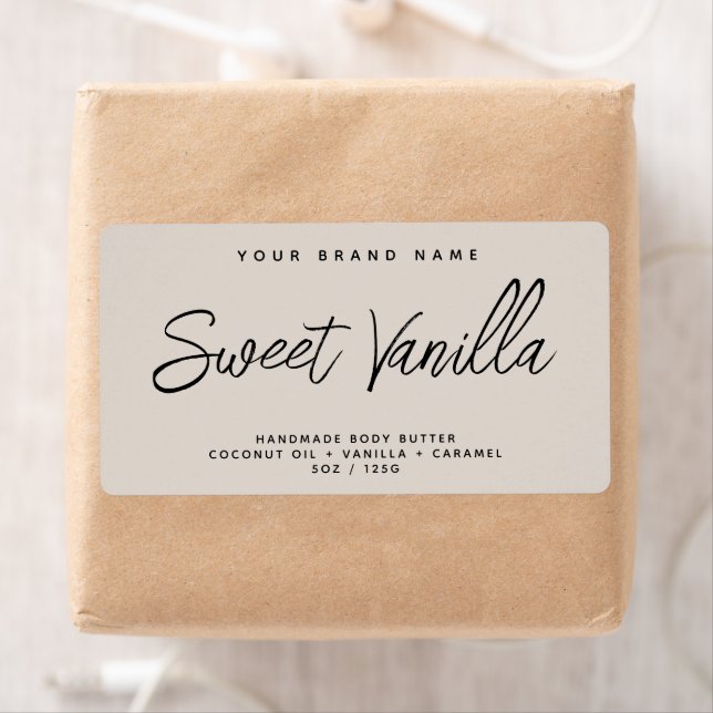 Modern body butter simple elegant cosmetics (Insitu)