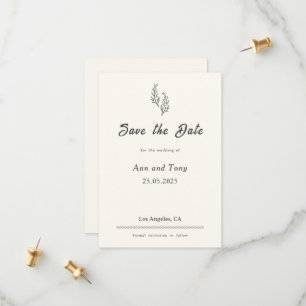 Modern Bohemian Desert Romance   Save the Date