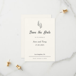 Modern Bohemian Desert Romance | Save the Date