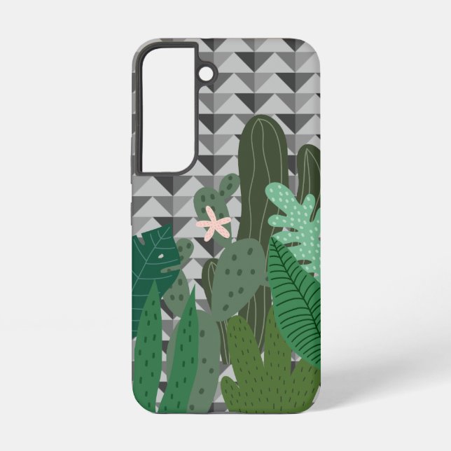 Modern Bohemian Geometric Galaxy S22 Cases (Back)