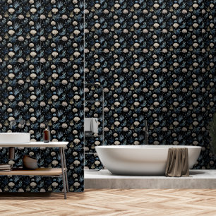 Modern Bohemian Ocean Wallpaper