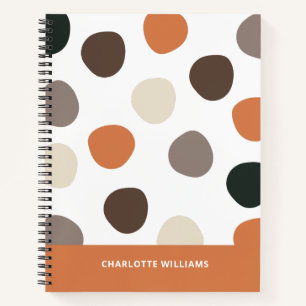 Modern Boho Abstract Pattern Notebook