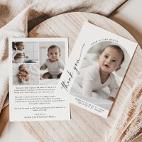 Modern Boho Arch Thank You Photo Birth