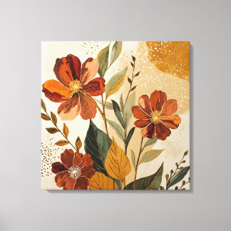 Modern Boho Botanical Abstract Wall Art