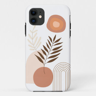 Modern Boho Botanical | Positive Vibes iPhone 11 Case