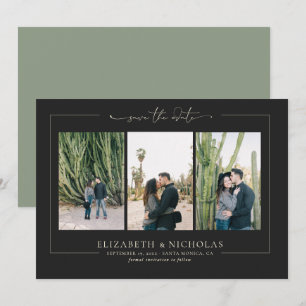 Modern Boho Desert 3 Photo Save the Date