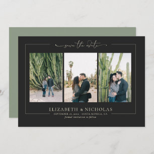 Modern Boho Desert   3 Photo Save the Date