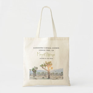 Modern Boho Desert Joshua Tree Bridal Shower Favou Tote Bag