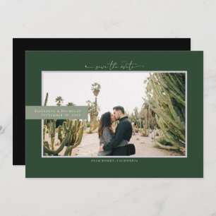 Modern Boho Desert Photo Save the Date