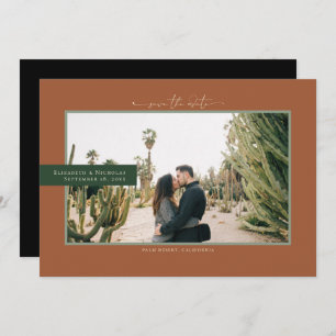 Modern Boho Desert   Photo Save the Date