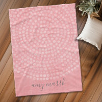Modern Boho Dot Pattern with bounce script name