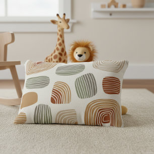 Modern Boho Earth Tones Abstract ID1273 Decorative Cushion