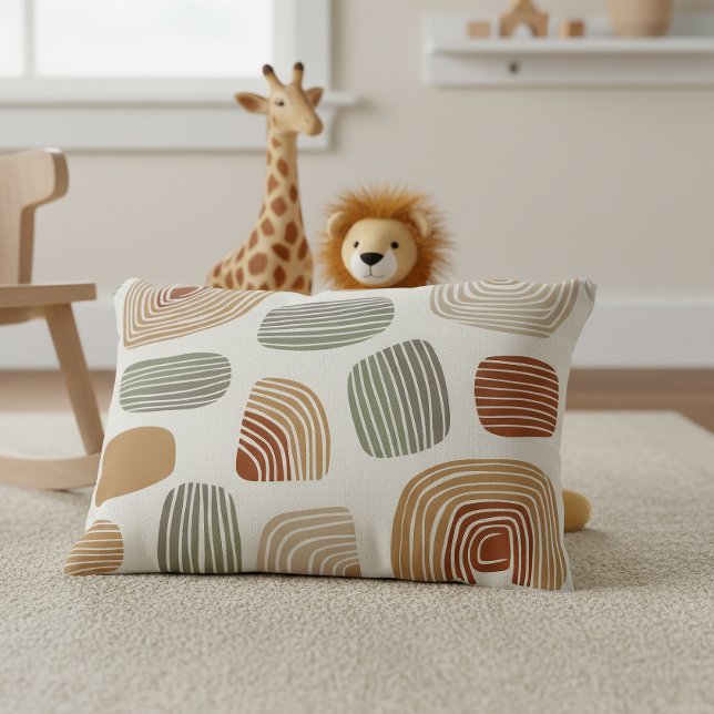 Modern Boho Earth Tones Abstract ID1273 Decorative Cushion (Creator Uploaded)