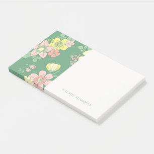 Modern Boho Floral Colourful  Post-it Notes