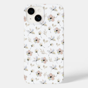 Modern Boho Floral Design iPhone Case