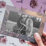 Modern Boho Floral Fantasy Light Purple Save The Date<br><div class="desc">Modern Boho Floral Fantasy Light Purple Save the Date</div>