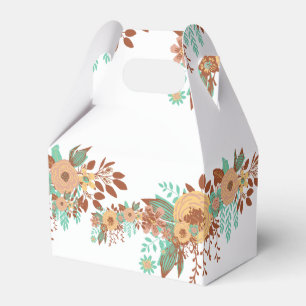 Modern Boho Floral Favour Box