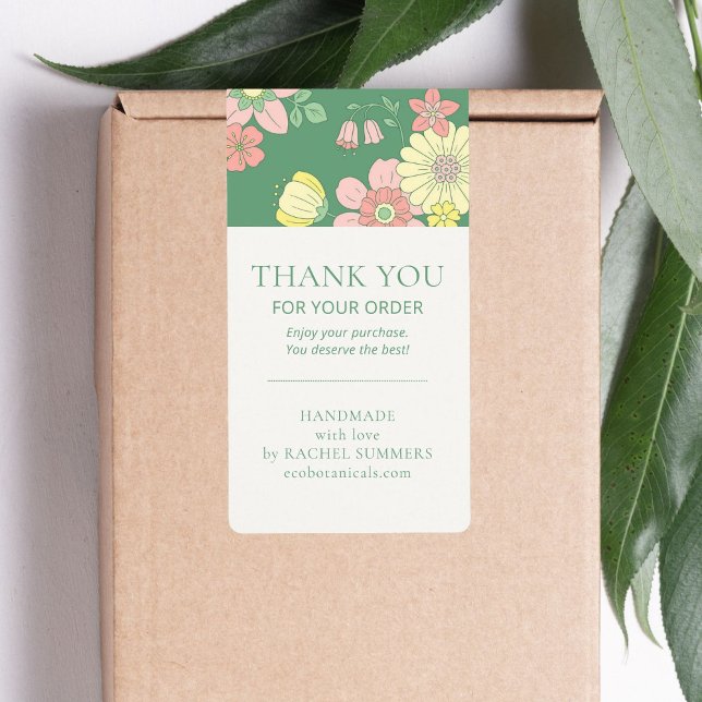 Modern Boho Floral Packaging  (Creator Uploaded)