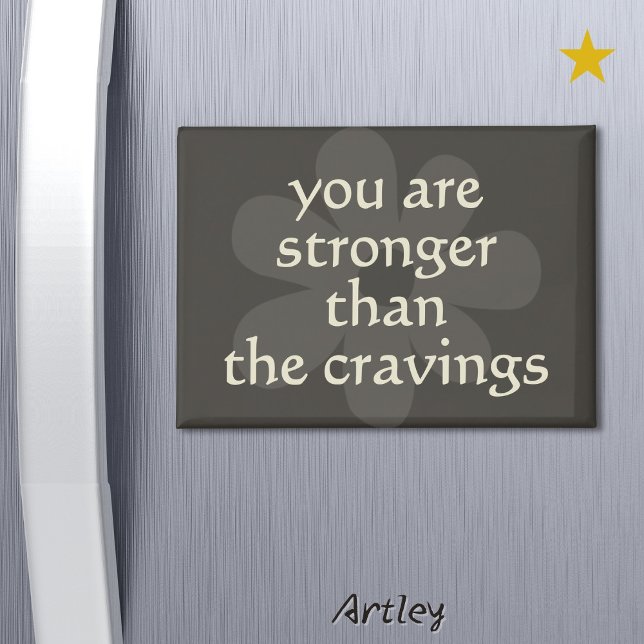 Modern Boho Flower Weight Loss Motivational Fridge Magnet (Creator Uploaded)
